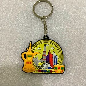 Dubai Keychain Qahwa + Burj Khalifa & Al Arab